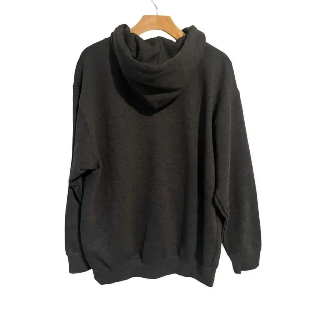 Independent Unisex Hoodie Sweatshirt Large Gray - Picture 9 of 10